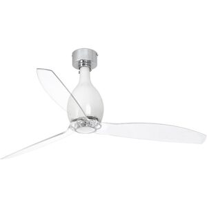 Faro Ventilador De Techo  Barcelona 32020wp Mini Eterfan Smart Fan Blanco Brillo