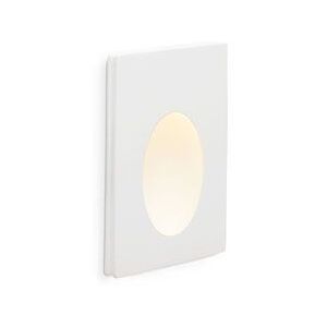 Faro Empotrable Led De Pared  Barcelona Plas-1 63281 Blanco