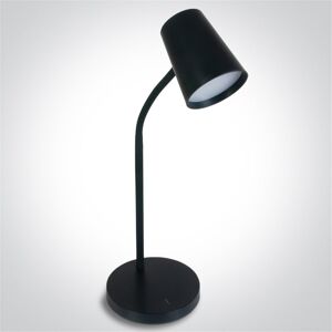 One Light Luminaria Led De Sobremesa  61110/b/w Negro 5w 3000k