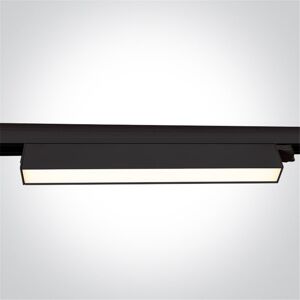 One Light Proyector Lineal Carril Led Variable Cct  65028bt/b/v Negro 36w 3-4,2-6,5k