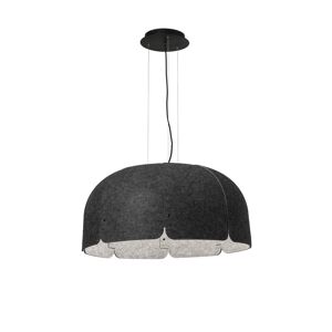 Faro Lampara Colgante  Barcelona Mute Led 20101da Gris Oscuro/ Gris 3000k