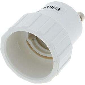 EuroLite Socket Adapter GU-10 auf E-14 Blanco