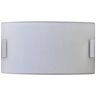 LED Lámpara de pared 'Gisela' (Moderno) en Blanco hecho de Vidrio e.o. para Pasillos (1 llama,) de Lindby aplique LED, aplique - blanco opalino mate,