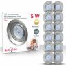 Foco empotrable y plano Ø82 mm i 12 x 5W Bombillas led 3000K 230V i Downlight IP23:12 Stück (de) - B.k.licht