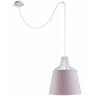 746 Lea Dome Lámpara de Techo Colgante Rosa, 38cm, 1x E27, 200cm Cable - Keter Lighting