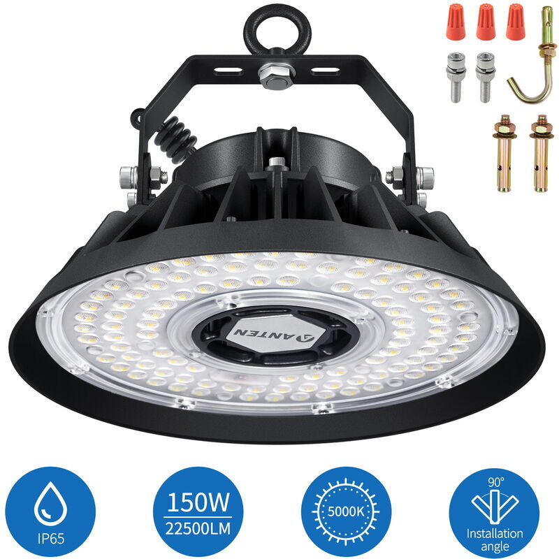 Anten - 100W UFO LED Industrial 4000K, 13000Lm IP65 UFO Led de Alta Bah