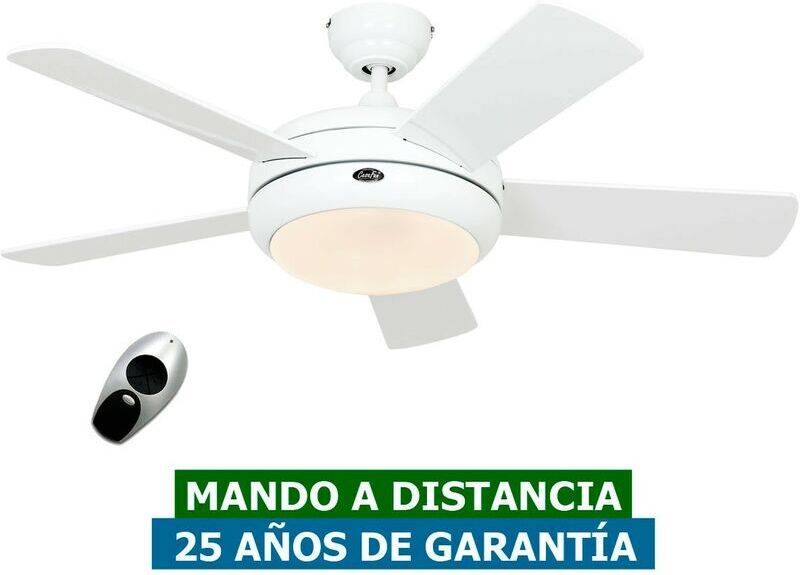 CASAFAN Ventilador de techo con luz CasaFan 9510561 TITANIUM 105cm blanco