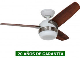 Hunter Ventilador De Techo Hunter Con Luz 50616 Nova We Madera Clara/ Blanco