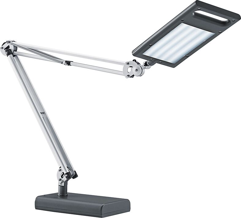 Hansa Lámpara LED de escritorio 4 WORK, altura 720 mm, antracita