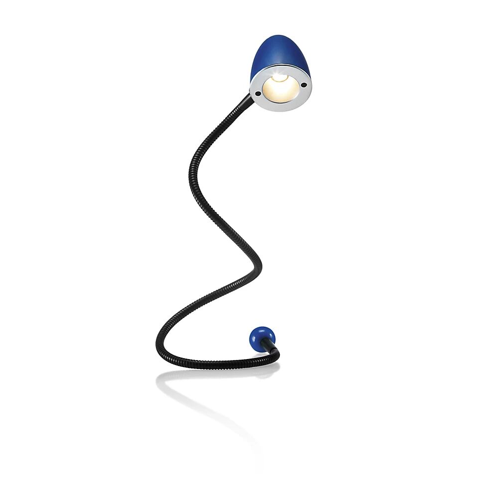 Hansa Lámpara LED con puerto USB SNAKE, altura 350 mm, azul noche