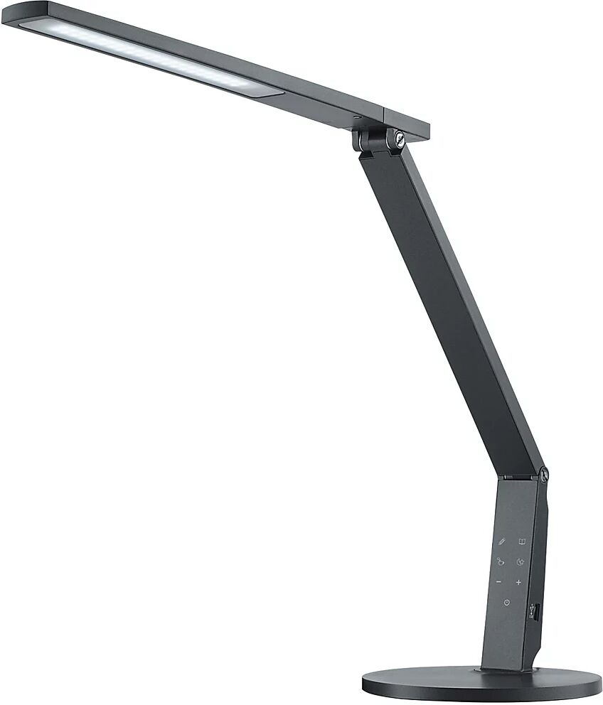 Hansa Lámpara LED para escritorio VARIO PLUS, altura 540 mm, antracita