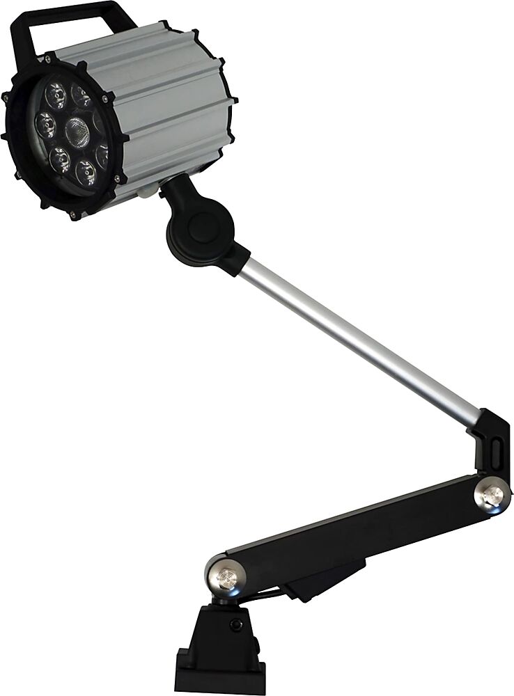 kaiserkraft Lámpara LED de brazo articulado Workis 10, 10 W, 830 lm, IP65, 6000 K, blanco diurno