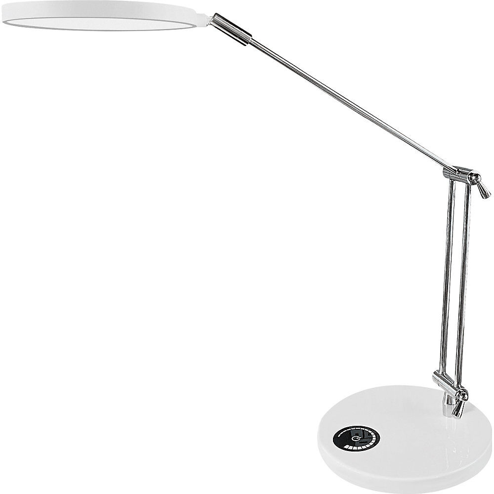 Hansa Lámpara LED de sobremesa SPARK, intensidad regulable, altura 540 mm, blanca, 600 lm