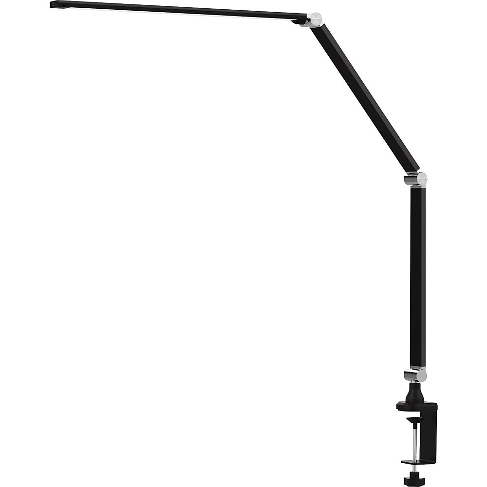 Hansa Lámpara LED de pinza RAY, intensidad regulable, con mando a distancia, negra, 600 lm