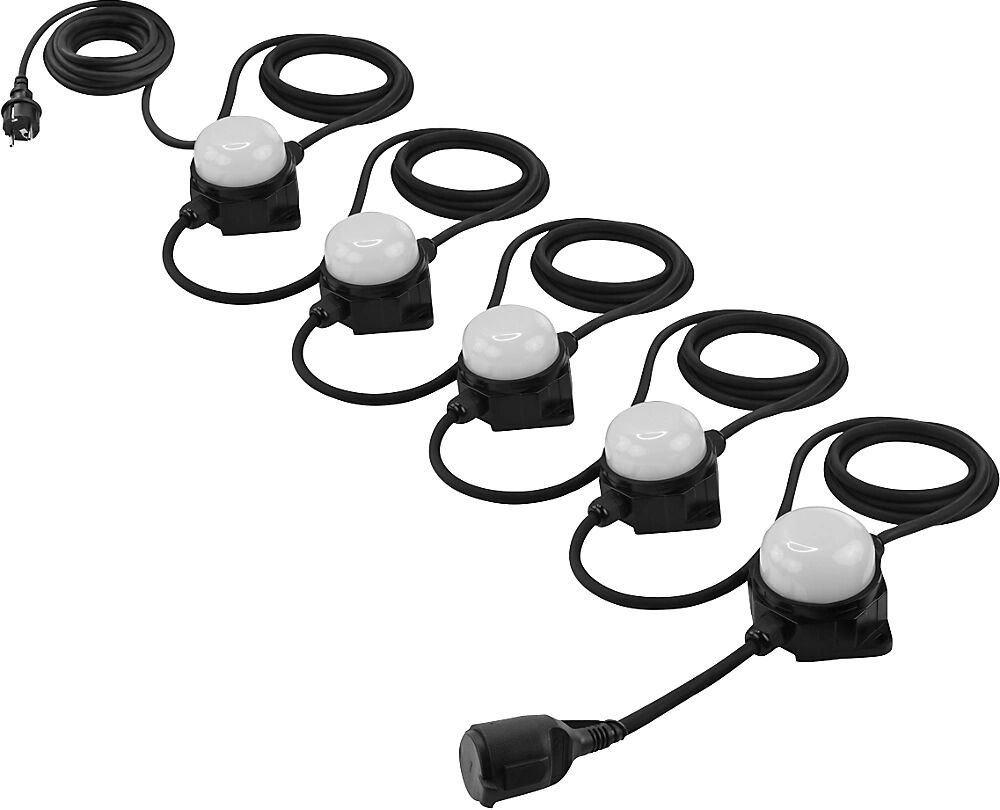 Ansmann Cadena luminosa LED Light-Cord LC6000AC, 6000 lm, 50 W, funcionamiento con alimentación por red eléctrica