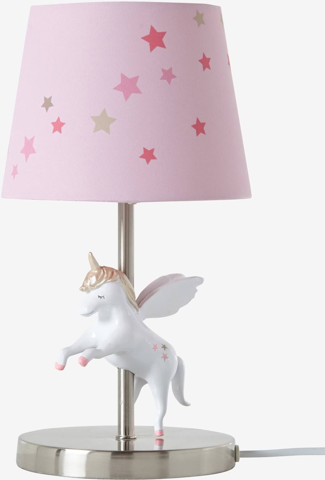 VERTBAUDET Lámpara de mesa Unicornio rosa