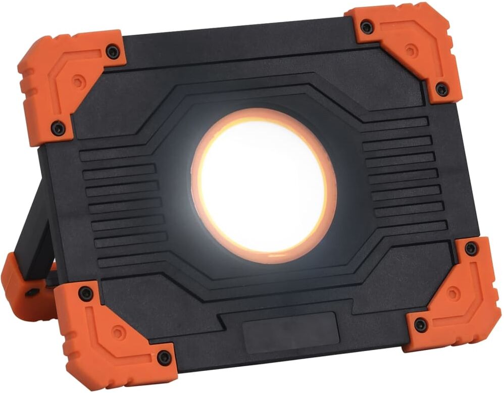 vidaXL Foco LED portátil ABS 10 W blanco frío