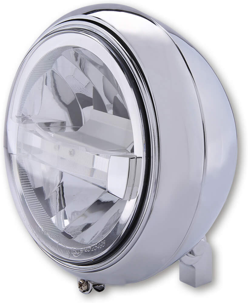 HIGHSIDER 7 pulgadas LED foco YUMA 2 TYP 4 con TFL, cromo - Plata