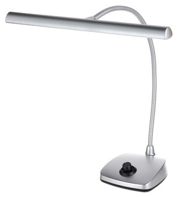 K&M ; 12298 LED Piano Lamp Silver 3000 k