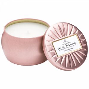 Voluspa Mini Tin Candle Sparkling Rose 25h