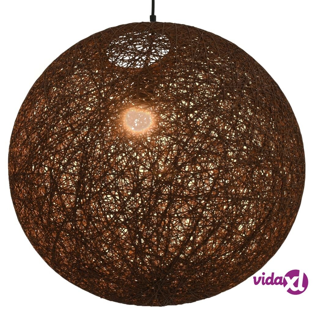 vidaXL Roikkuva lamppu ruskea pallo 55 cm E27