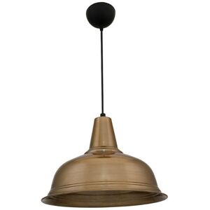 Toscohome Lampe suspendue 90h avec diffuseur couleur bronze