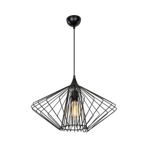 Toscohome Lampe suspendue 75h fil couleur noir Arona