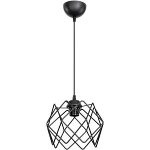 Toscohome Lampe suspendue Cage en noir Koza