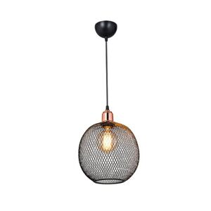 Toscohome Belin MDL4320 lampe suspendue en métal perforé noir