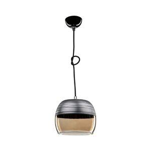 Toscohome Suspension 84h diffuseur en verre inversé en noir