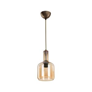 Toscohome Suspension 70h avec diffuseur en verre fumé Boston