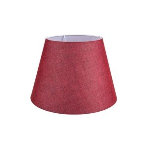 Toscohome Lampe de table avec base blanche et abat-jour en tissu rouge - LAGUNAH372865