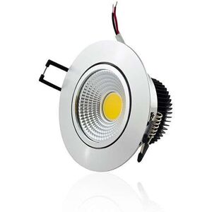 SuperLED Plafonnier Dimmable Encastrable LED 5W COB - Eclairage 40W Blanc Naturel 4100K