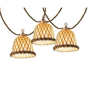 LUMISKY Guirlande lumineuse MALY LIGHT HYBRID Beige Bambou et corde 8m - Publicité