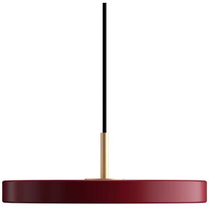 Umage - Asteria Mini lampe LED suspendue, laiton / ruby red