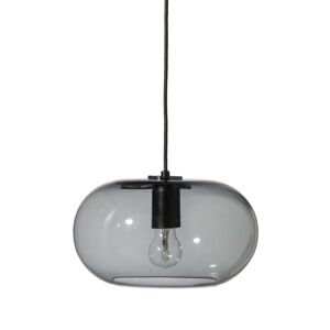 Frandsen - Lampe a suspension kobe ø 30 cm, verre fume / noir