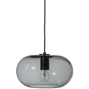 Frandsen - Lampe à suspension kobe ø 30 cm, verre fumé / noir