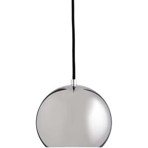 Frandsen - Ball Lampe suspendue Ø 18 cm, chrome / blanc