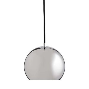 Frandsen - Ball Lampe suspendue Ø 18 cm, chrome / blanc - Publicité
