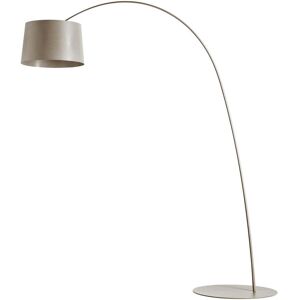 Foscarini - Lampe à arc Twiggy, dimmable, gris beige