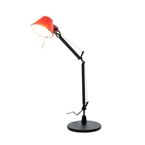 Artemide - Lampe de table Tolomeo Micro Bicolor, noir / rouge corail - Publicité