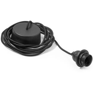 HAY - Cable avec auvent pour luminaire suspendu, noir