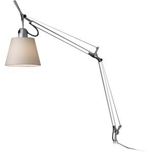 Artemide - Tolomeo Basculante, corps + abat-jour en papier parchemin Ø 18 cm