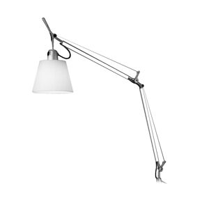 Artemide - Tolomeo Basculante, corps + abat-jour en satin Ø 18 cm