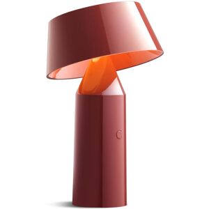 marset - Bicoca Akku LED Lampe de table, H 22,5 x Ø 14 cm, bordeaux