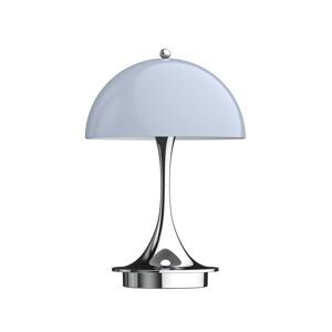 Louis Poulsen - Panthella 160 Lampe de table LED portable a batterie, chrome / gris opale