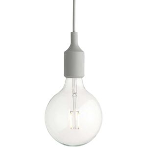 Muuto - Socket E27 Lampe LED suspendue, gris clair