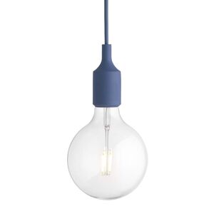 Muuto - Socket E27 Suspension LED bleu clair