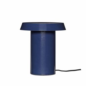 Hübsch Interior - Keen Lampe de table, Ø 20 cm, bleu fonce