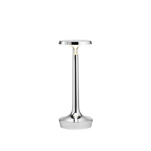 Flos - Lampe de table Bon jour Unplugged, chrome